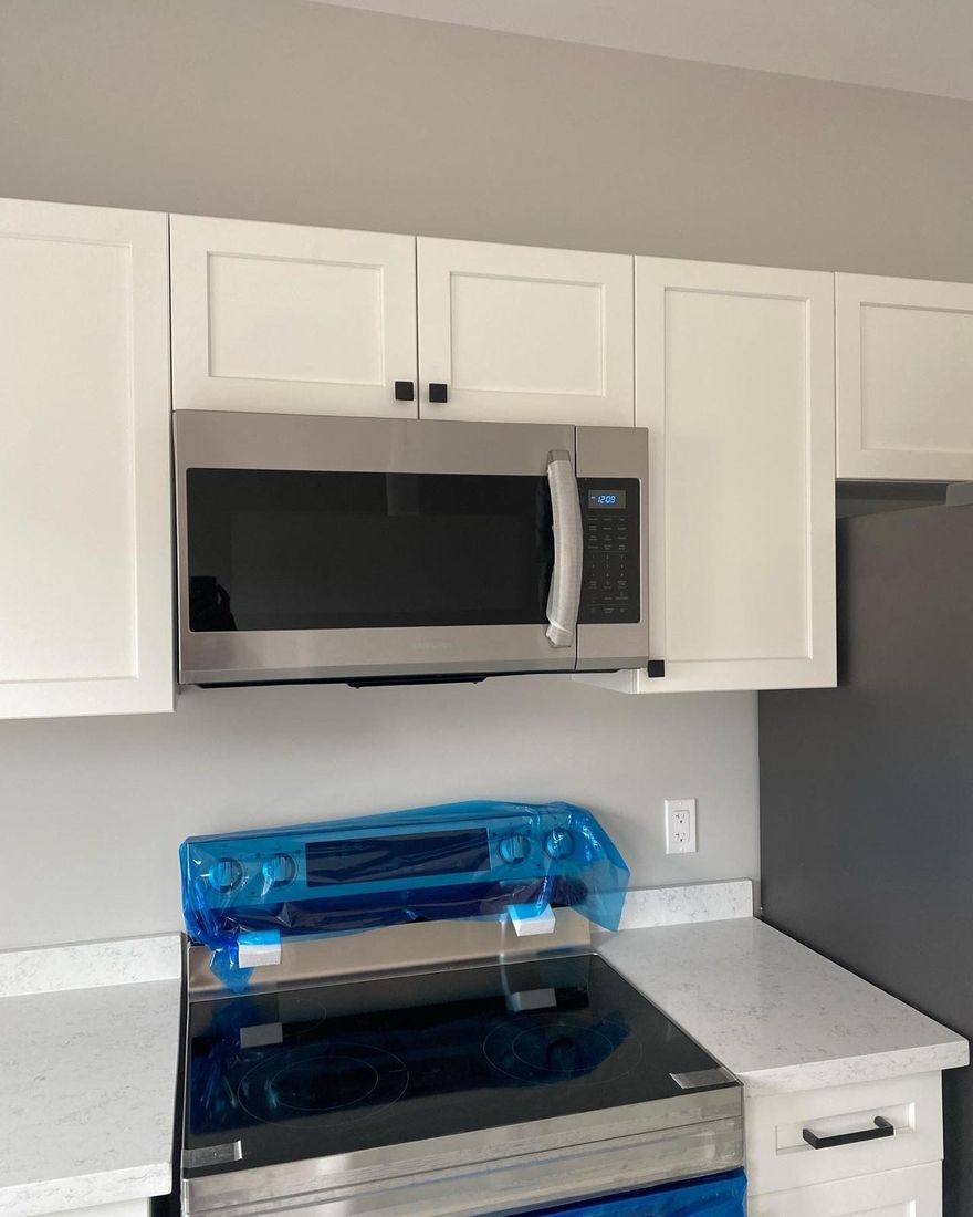 Over-the-range microwave