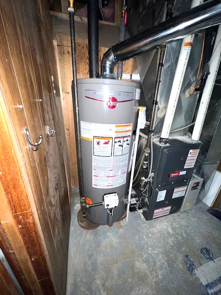 Power-vented water heater